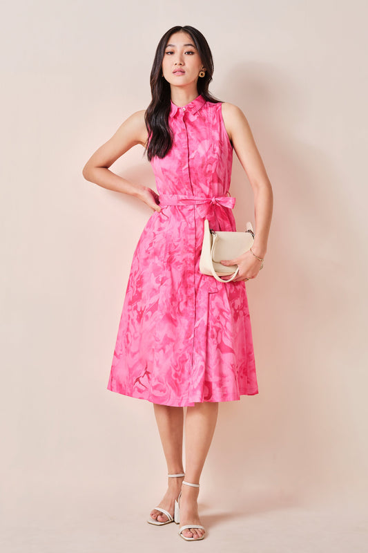 Think Pink Cotton Dress